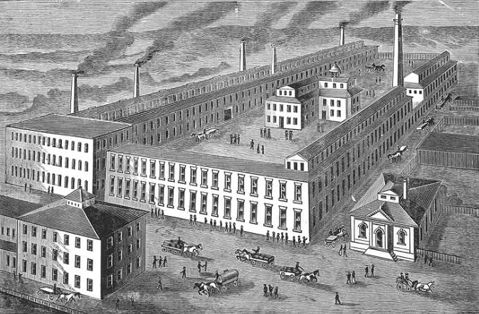 The Goldie & McCulloch foundry in Galt, Ontario